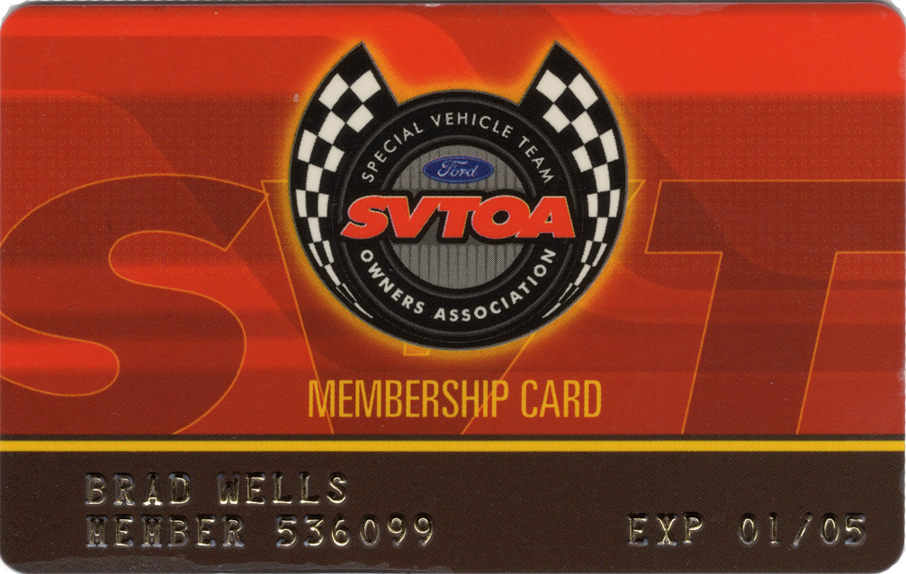 Brad - SVTOA Card